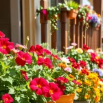 Niewymagające kwiaty na balkon: idealne rośliny dla zapracowanych