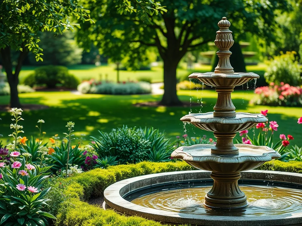 Fontanna ogrodowa z obiegiem zamkniętym: jak dodać uroku swojemu ogrodowi?