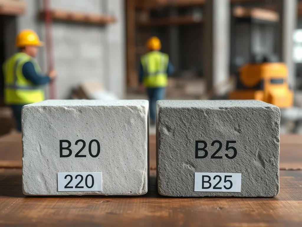 Beton B20 czy B25 - który jest lepszy?