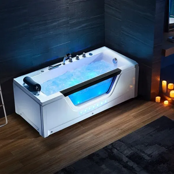 kąpiel w wannie z hydromasażem